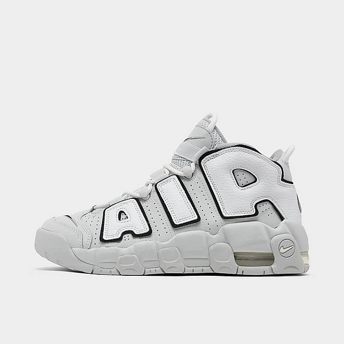 Big Kids' Nike Air More Uptempo Basketball Shoes Photon Dust/Metallic Silver/White - FD0022 001 3 Big Kids' Nike Air More Uptempo Basketball Shoes Photon Dust/Metallic Silver/White - FD0022 001