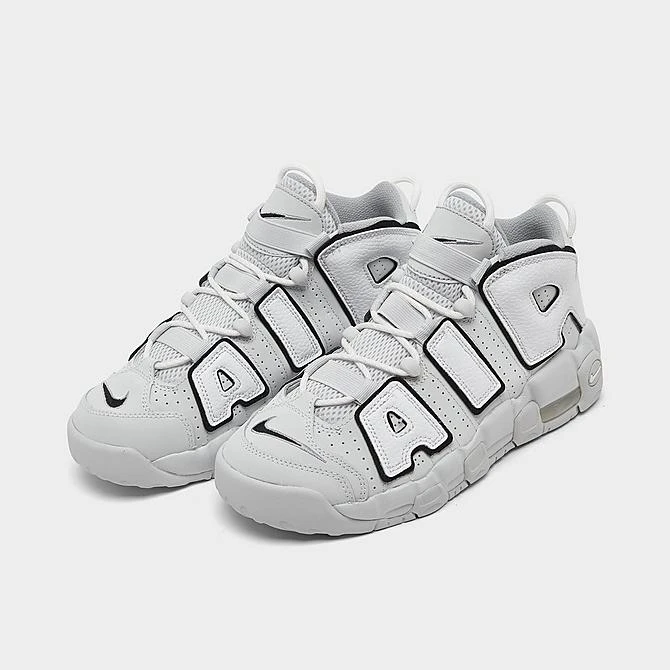 Big Kids' Nike Air More Uptempo Basketball Shoes Photon Dust/Metallic Silver/White - FD0022 001 4 Big Kids' Nike Air More Uptempo Basketball Shoes Photon Dust/Metallic Silver/White - FD0022 001 - Image 2