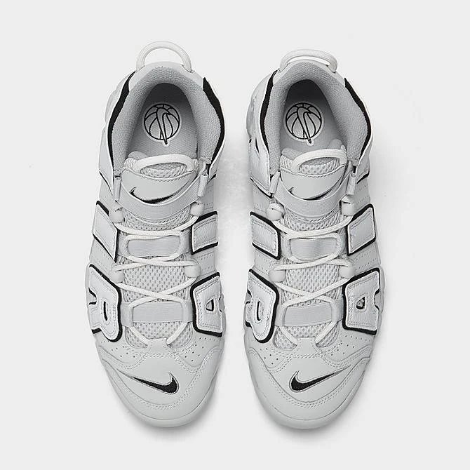 Big Kids' Nike Air More Uptempo Basketball Shoes Photon Dust/Metallic Silver/White - FD0022 001 7 Big Kids' Nike Air More Uptempo Basketball Shoes Photon Dust/Metallic Silver/White - FD0022 001 - Image 5