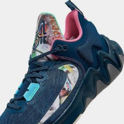 Big Kids' Nike Giannis Immortality 2 SE Basketball Shoes Valerian Blue/Green Glow/Pinksicle - FD0213 400 -Default Template 7 FD0213 400 P3