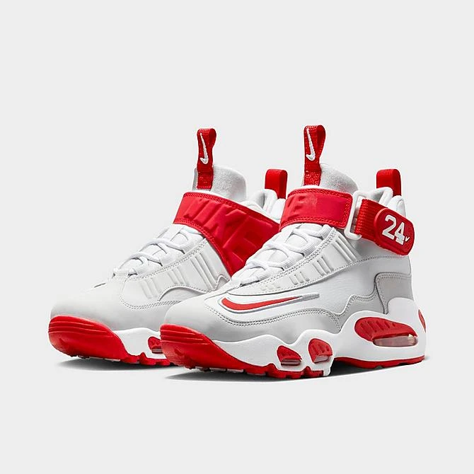 Big Kids' Nike Air Griffey Max 1 Casual Shoes Pure Platinum/University Red/White - FD1025 043 4 Big Kids' Nike Air Griffey Max 1 Casual Shoes Pure Platinum/University Red/White - FD1025 043 - Image 2
