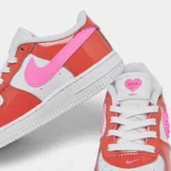 Kids' Toddler Nike Air Force 1 LV8 Casual Shoes Picante Red/Pink Spell/White - FD1033 600 -Default Template 7 FD1033 600 P3