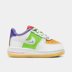 Kids' Toddler Nike Air Force 1 LV8 Casual Shoes White/White/Space Purple/Sundial/Action Green/Sea Coral - FD1037 100 10 Kids' Toddler Nike Air Force 1 LV8 Casual Shoes White/White/Space Purple/Sundial/Action Green/Sea Coral - FD1037 100 -Default Template 7 FD1037 100 P3