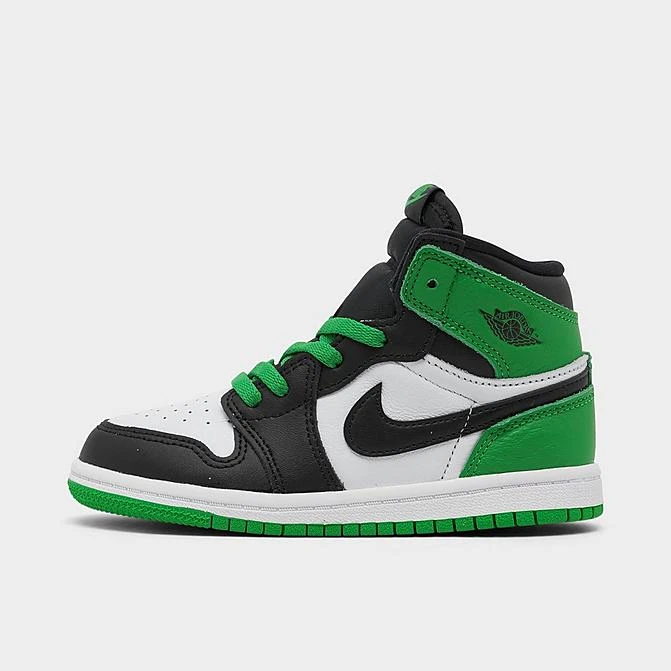 Nike Kids' Toddler Air Jordan Retro 1 High OG Casual Shoes Black/Lucky Green/White - FD1413 031 3 Nike Kids' Toddler Air Jordan Retro 1 High OG Casual Shoes Black/Lucky Green/White - FD1413 031