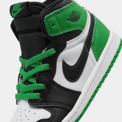 Nike Kids' Toddler Air Jordan Retro 1 High OG Casual Shoes Black/Lucky Green/White - FD1413 031 10 Nike Kids' Toddler Air Jordan Retro 1 High OG Casual Shoes Black/Lucky Green/White - FD1413 031 -Default Template 7 FD1413 031 P3
