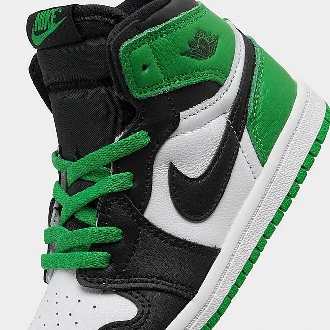 Nike Kids' Toddler Air Jordan Retro 1 High OG Casual Shoes Black/Lucky Green/White - FD1413 031 5 Nike Kids' Toddler Air Jordan Retro 1 High OG Casual Shoes Black/Lucky Green/White - FD1413 031 - Image 3