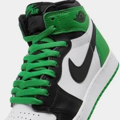 Nike Big Kids' Air Jordan Retro 1 High OG Casual Shoes Black/Lucky Green/White - FD1437 031 10 Nike Big Kids' Air Jordan Retro 1 High OG Casual Shoes Black/Lucky Green/White - FD1437 031 -Default Template 7 FD1437 031 P3