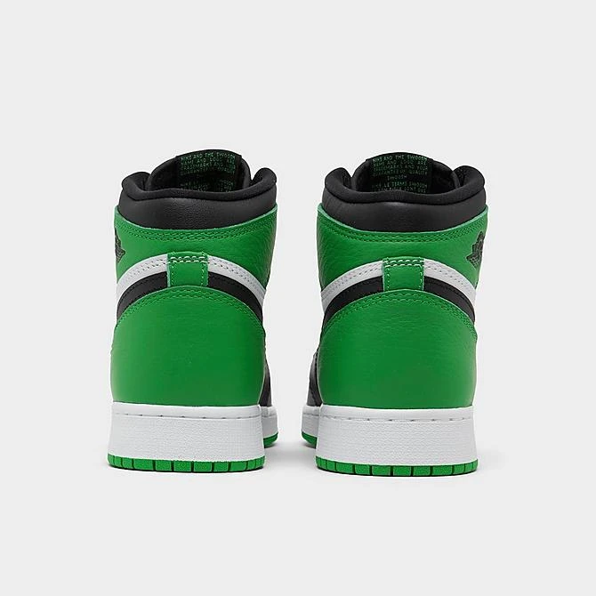Nike Big Kids' Air Jordan Retro 1 High OG Casual Shoes Black/Lucky Green/White - FD1437 031 6 Nike Big Kids' Air Jordan Retro 1 High OG Casual Shoes Black/Lucky Green/White - FD1437 031 - Image 4