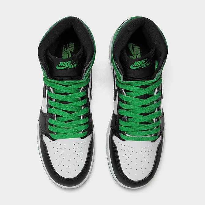 Nike Big Kids' Air Jordan Retro 1 High OG Casual Shoes Black/Lucky Green/White - FD1437 031 7 Nike Big Kids' Air Jordan Retro 1 High OG Casual Shoes Black/Lucky Green/White - FD1437 031 - Image 5