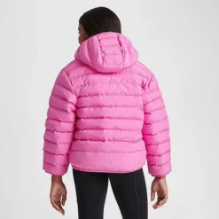 Girls' Big Kids' Nike Sportswear Lightweight Synthetic Fill Hooded Jacket Playful Pink/Playful Pink/White - FD2845 675 -Default Template 7 FD2845 675 M4