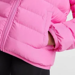 Girls' Big Kids' Nike Sportswear Lightweight Synthetic Fill Hooded Jacket Playful Pink/Playful Pink/White - FD2845 675 -Default Template 7 FD2845 675 M6