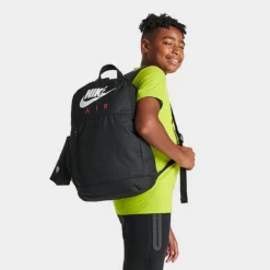 Kids' Nike Air Backpack (20L) Black/Black/University Red - FD2918 010