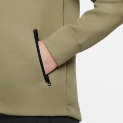 Girls' Nike Sportswear Tech Fleece Full-Zip Hoodie Neutral Olive/Black - FD2979 276 11 Girls' Nike Sportswear Tech Fleece Full-Zip Hoodie Neutral Olive/Black - FD2979 276 -Default Template 7 FD2979 276 M5