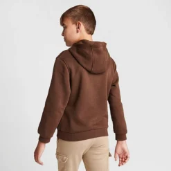 Kids' Nike Sportswear Club Fleece Pullover Hoodie Cacao Wow/White - FD3000B 259 -Default Template 7 FD3000B 259 M4