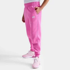 Girls' Nike Sportswear Club Fleece Jogger Pants Playful Pink/White - FD3008GÂ 675