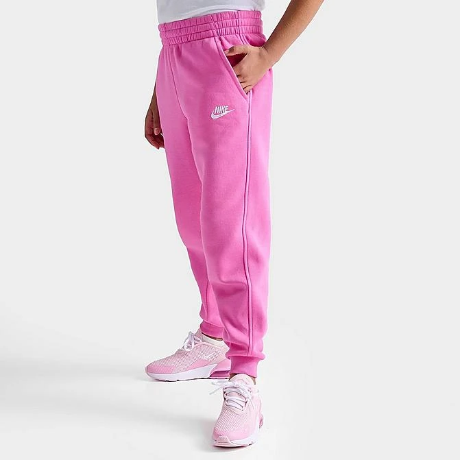 Girls' Nike Sportswear Club Fleece Jogger Pants Playful Pink/White - FD3008G 675 3 Girls' Nike Sportswear Club Fleece Jogger Pants Playful Pink/White - FD3008G 675