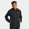 Boys' Nike Sportswear Tech Fleece Full-Zip Hoodie Black/Black/Black - FD3285 010 -Default Template 7 FD3285 010 M1
