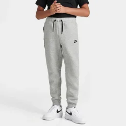 Boys' Nike Sportswear Tech Fleece Jogger Pants Dark Grey Heather/Black/Black - FD3287Â 063
