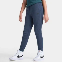 Boys' Nike Sportswear Tech Fleece Jogger Pants Obsidian Heather/Black/Black - FD3287Â 473