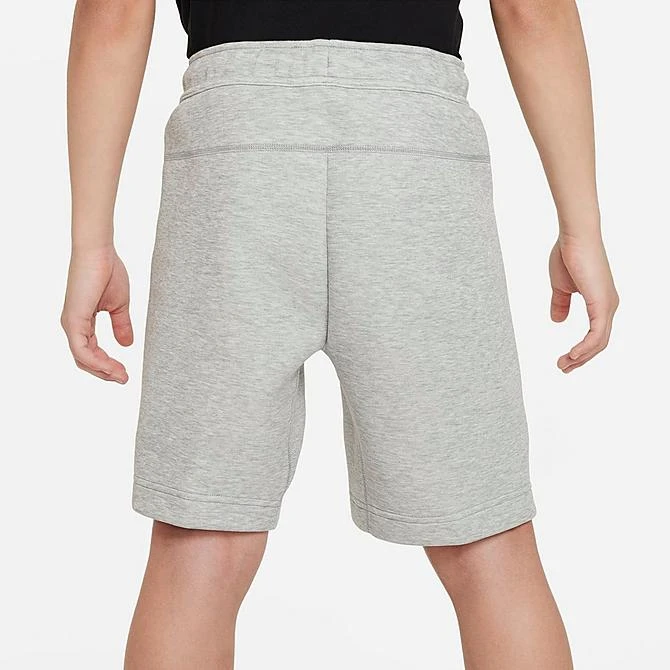 Boys' Nike Tech Fleece Shorts Dark Grey Heather/Black/Black - FD3289 063 4 Boys' Nike Tech Fleece Shorts Dark Grey Heather/Black/Black - FD3289 063 - Image 2