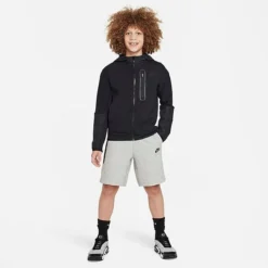 Boys' Nike Tech Fleece Shorts Dark Grey Heather/Black/Black - FD3289 063 9 Boys' Nike Tech Fleece Shorts Dark Grey Heather/Black/Black - FD3289 063 -Default Template 7 FD3289 063 M3