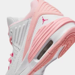 Nike Girls' Big Kids' Jordan Max Aura 5 Basketball Shoes White/Medium Soft Pink/Fierce Pink - FD8789 116 10 Nike Girls' Big Kids' Jordan Max Aura 5 Basketball Shoes White/Medium Soft Pink/Fierce Pink - FD8789 116 -Default Template 7 FD8789 116 P3
