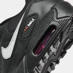 Big Kids' Nike Air Max 90 Next Nature Casual Shoes Black/Wolf Grey/Crimson - FD9776 001 -Default Template 7 FD9776 001 P3