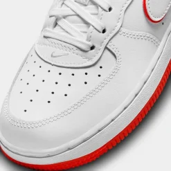 Little Kids' Nike Force 1 Low Casual Shoes White/Picante Red/White - FJ3484 101 -Default Template 7 FJ3484 101 P3