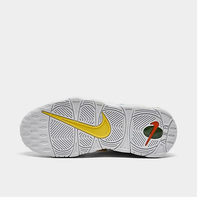 Big Kids' Nike Air More Uptempo Basketball Shoes White/Multi - FJ4624 100 8 Big Kids' Nike Air More Uptempo Basketball Shoes White/Multi - FJ4624 100 - Image 6