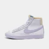 Girls' Big Kids' Nike Blazer Mid '77 Casual Shoes White/Oxygen Purple/Coconut Milk - FJ4644 100 1 Girls' Big Kids' Nike Blazer Mid '77 Casual Shoes White/Oxygen Purple/Coconut Milk - FJ4644 100 -Default Template 7 FJ4644 100 P1
