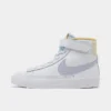 Little Kids' Nike Blazer Mid '77 Hook-and-Loop Casual Shoes White/Oxygen Purple/Coconut Milk - FJ4646 100 -Default Template 7 FJ4646 100 P1