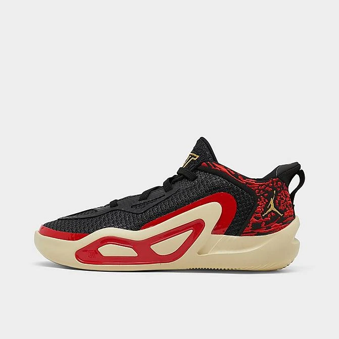 Nike Little Kids' Jordan Tatum 1 Zoo Basketball Shoes Black/University Red/Beach/Metallic Gold - FJ4654 001 3 Nike Little Kids' Jordan Tatum 1 Zoo Basketball Shoes Black/University Red/Beach/Metallic Gold - FJ4654 001