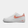 Big Kids' Nike Air Force 1 Next Nature Casual Shoes White/Safety Orange - FJ4669 100 -Default Template 7 FJ4669 100 P1