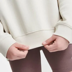 Girls' Nike Sportswear Oversized Sweatshirt Light Orewood Brown - FJ5286 104 -Default Template 7 FJ5286 104 M6