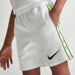 Boys' Nike Repeat Taped Shorts White - FJ5377A 100 -Default Template 7 FJ5377A 100 M5