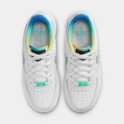 Big Kids' Nike Air Force 1 LV8 GCEL Casual Shoes White/White/Light Menta/Multicolor - FJ7691 191 -Default Template 7 FJ7691 191 P5