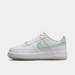 Big Kids' Nike Air Force 1 LV8 Casual Shoes White/White/Phantom/Mint Foam - FJ7706Â 131