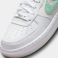 Big Kids' Nike Air Force 1 LV8 Casual Shoes White/White/Phantom/Mint Foam - FJ7706 131 -Default Template 7 FJ7706 131 P3