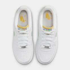 Big Kids' Nike Air Force 1 LV8 Casual Shoes White/White/Phantom/Mint Foam - FJ7706 131 -Default Template 7 FJ7706 131 P5
