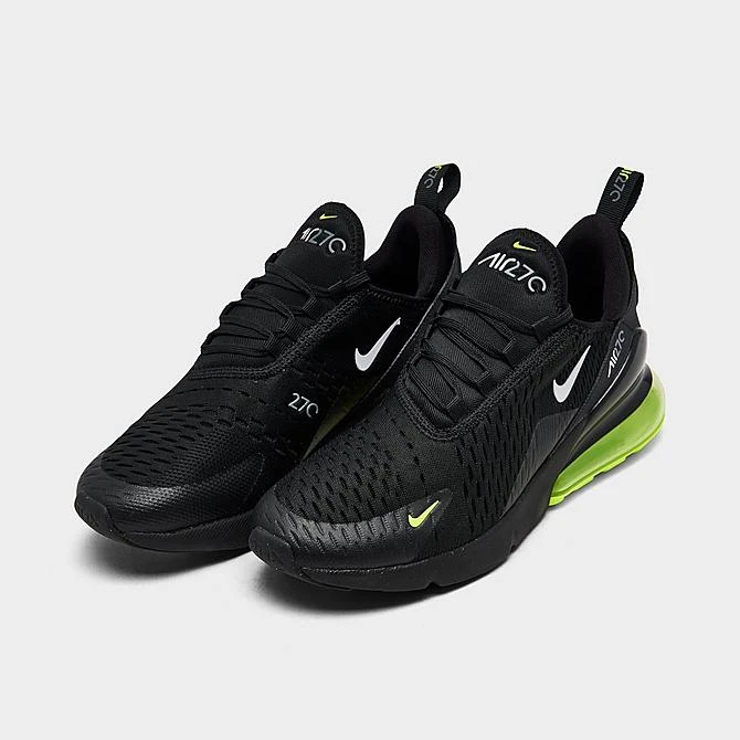 Big Kids' Nike Air Max 270 Casual Shoes Black/White/Volt/Wolf Grey - FN3874 001 4 Big Kids' Nike Air Max 270 Casual Shoes Black/White/Volt/Wolf Grey - FN3874 001 - Image 2