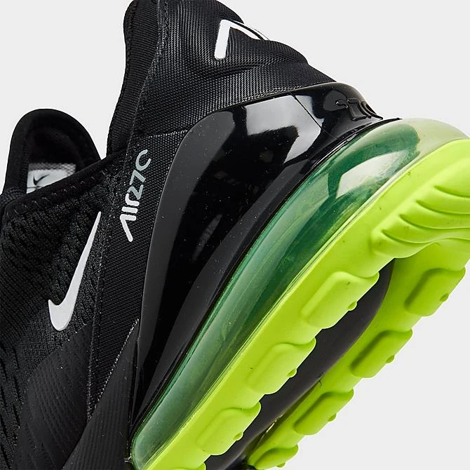 Big Kids' Nike Air Max 270 Casual Shoes Black/White/Volt/Wolf Grey - FN3874 001 5 Big Kids' Nike Air Max 270 Casual Shoes Black/White/Volt/Wolf Grey - FN3874 001 - Image 3
