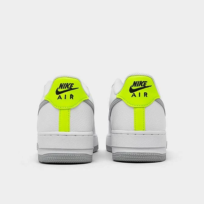 Big Kids' Nike Air Force 1 Casual Shoes White/Grey/Volt - FN3875 101 6 Big Kids' Nike Air Force 1 Casual Shoes White/Grey/Volt - FN3875 101 - Image 4