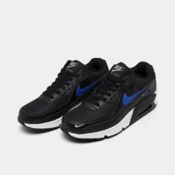 Big Kids' Nike Air Max 90 Next Nature Casual Shoes Black/Game Royal/Wolf Grey/White - FN3877 001 -Default Template 7 FN3877 001 P2