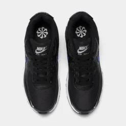 Big Kids' Nike Air Max 90 Next Nature Casual Shoes Black/Game Royal/Wolf Grey/White - FN3877 001 -Default Template 7 FN3877 001 P5