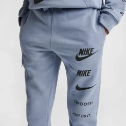 Boys' Nike Sportswear Fleece Jogger Pants Ashen Slate - FN7712 493 -Default Template 7 FN7712 493 M5