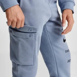Boys' Nike Sportswear Fleece Jogger Pants Ashen Slate - FN7712 493 -Default Template 7 FN7712 493 M6