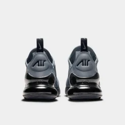 Big Kids' Nike Air Max 270 Casual Shoes Smoke Grey/Black/Bright Mandarin - FN7786 001 -Default Template 7 FN7786 001 P4