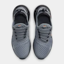 Big Kids' Nike Air Max 270 Casual Shoes Smoke Grey/Black/Bright Mandarin - FN7786 001 -Default Template 7 FN7786 001 P5