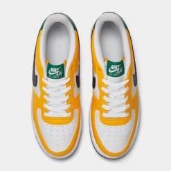 Big Kids' Nike Air Force 1 Low Casual Shoes University Gold/Black/Malachite - FN8008 700 -Default Template 7 FN8008 700 P5