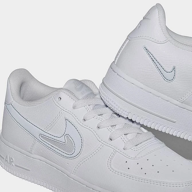 Big Kids' Nike Air Force 1 Reflective Casual Shoes White/Photon Dust - FQ2413 100 5 Big Kids' Nike Air Force 1 Reflective Casual Shoes White/Photon Dust - FQ2413 100 - Image 3